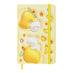 Книжка записна YAMMY на гумці, А6, 80 арк., клітинка., KIDS LINE ZB.116101