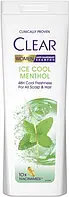 Шампунь жіночий Clear проти лупи "Крижана свіжість з ментолом" (360мл.)