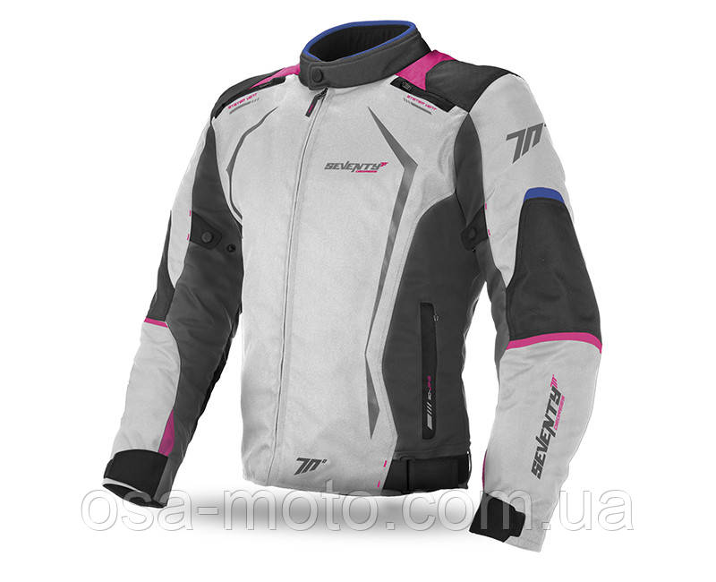 Мотокуртка Seventy JR49 Ice Blue Pink LADY XS