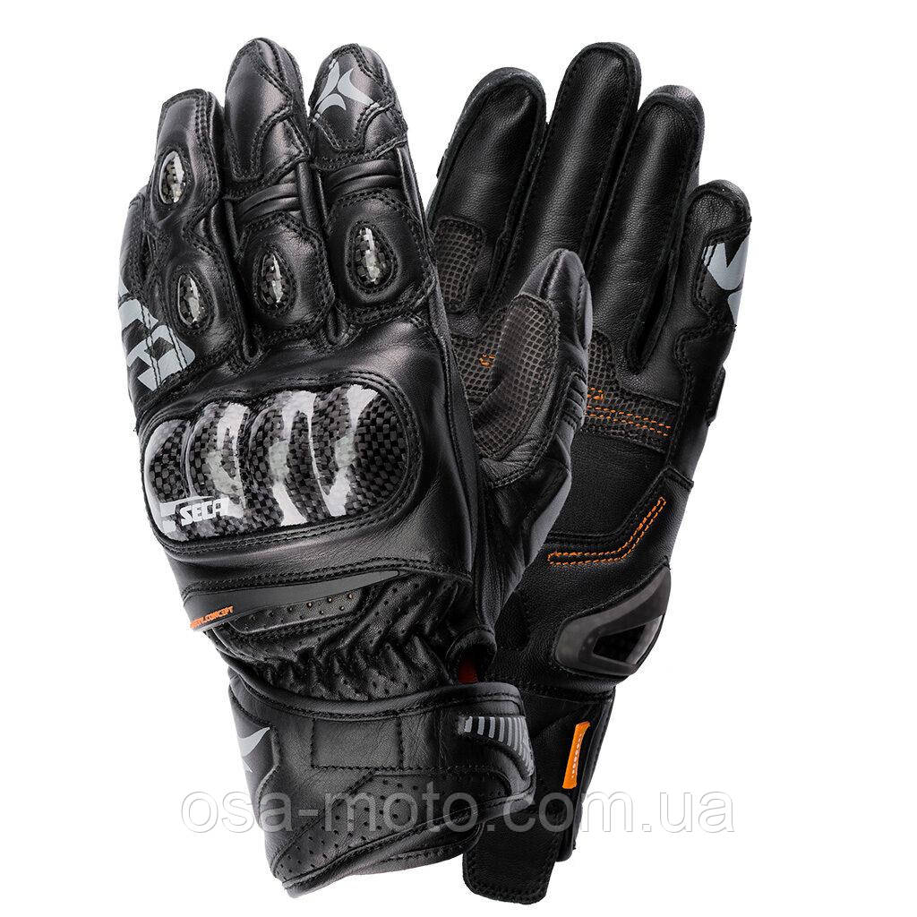 Моторукавички SECA TrackDay Short Black S