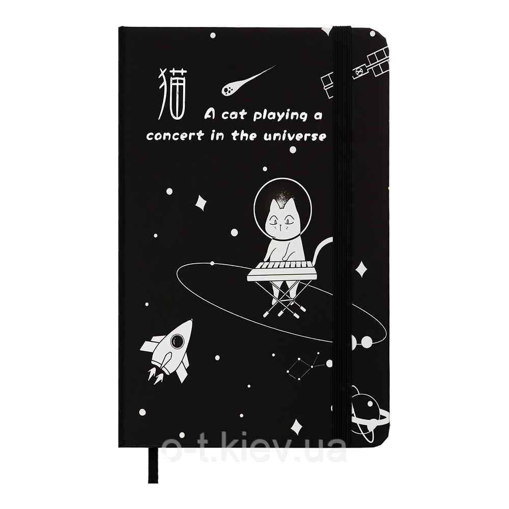Книжка записна COSMO на гумці, А6, 80 арк., клітинка., KIDS LINE ZB.116102, фото 1