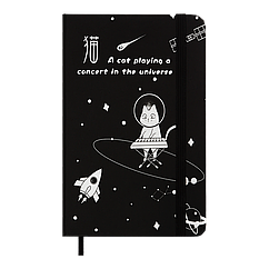 Книжка записна COSMO на гумці, А6, 80 арк., клітинка., KIDS LINE ZB.116102