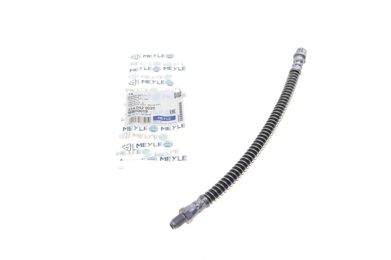 Meyle 014 042 0020 Шланг гальмівний задній Mercedes-benz E-class (w211), E-class T-model (s211), CLS (c219), SL (r230);
