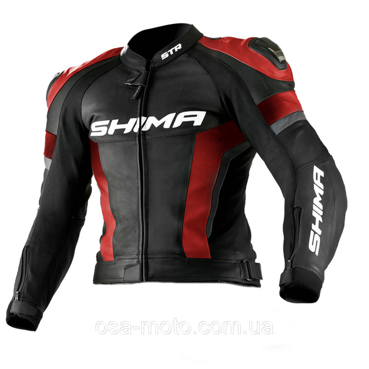 Мотокуртка Shima STR Black/Red S (48)