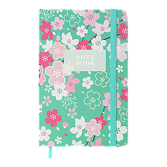 Книжка записна BLOSSOM на гумці, А6, 80 арк., клітинка., BM.256102-14