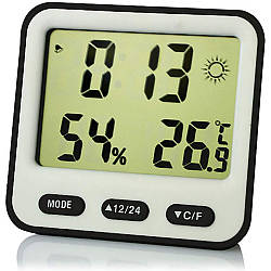Термометр електронний з гігрометром BK-854, від батарейок / Цифровий термометр з дисплеєм / Термогігрометр