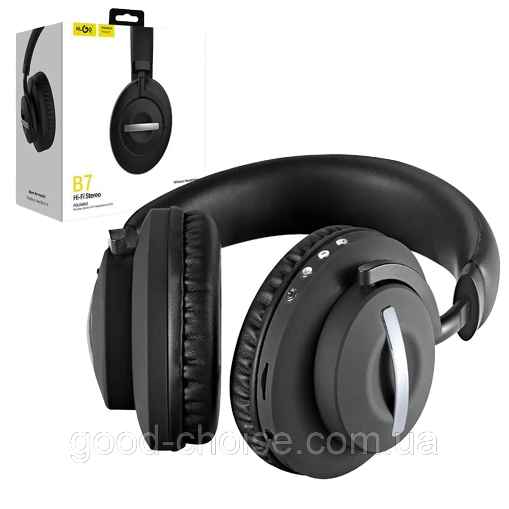 Бездротові навушники Klgo B7 Hİ-Fİ STEREO TVB7 / Блютуз навушники / Навушники бездротові з мікрофоном