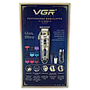 Бездротова машинка для стрижки волосся від USB, VGR V-005 / Тример для стрижки / Акумуляторний тример, фото 9