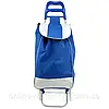 Сумка господарська на колесах, до 130кг, 95х35х30см, Синя / Двоколісна тачка кравчучка / Сумка візок, фото 3