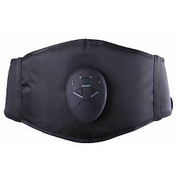 Пояс для схуднення, Чорний / Міостимулятор для м'язів / Фітнес пояс / Стимулятор м'язів для фітнесу