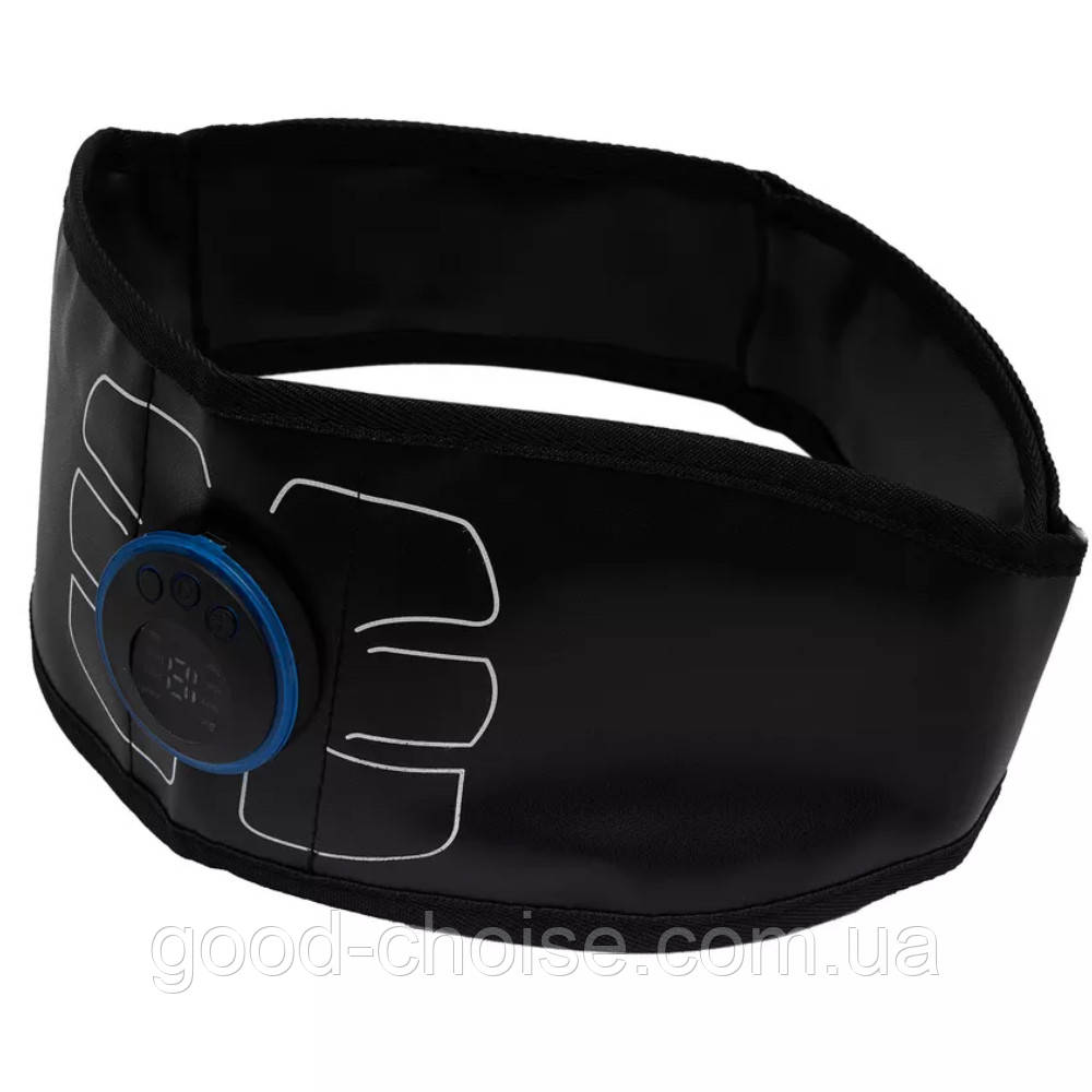 Масажний пояс для схуднення, від USB / Масажер міостимулятор для преса / Електричний пояс для живота, фото 1