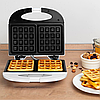 Вафельниця 1200Вт, від мережі, The waffle maker XL-877 / Вафельниця з антипригарним покриттям, фото 3