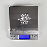 Ювелірні електронні ваги до 500 г з точністю 0,01 г, ваги з цифровим LCD дисплеєм Сріблясті MH-267, фото 5