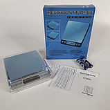 Ювелірні електронні ваги до 500 г з точністю 0,01 г, ваги з цифровим LCD дисплеєм Сріблясті MH-267, фото 7