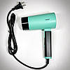 Дорожній фен зі складною ручкою 2000 Вт, VGR V-426 / Складаний фен для волосся / Компактний фен для сушіння волосся, фото 10