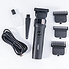Машинка для стрижки волосся + 4 насадки, від USB, VGR V-987 / Тример для бороди / Тример для стрижки, фото 7