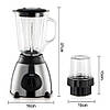 Стаціонарний блендер з кавомолкою, 1000Вт, 1,5л, RAF R367 / Блендер для смузі / Блендер з чашею, фото 8