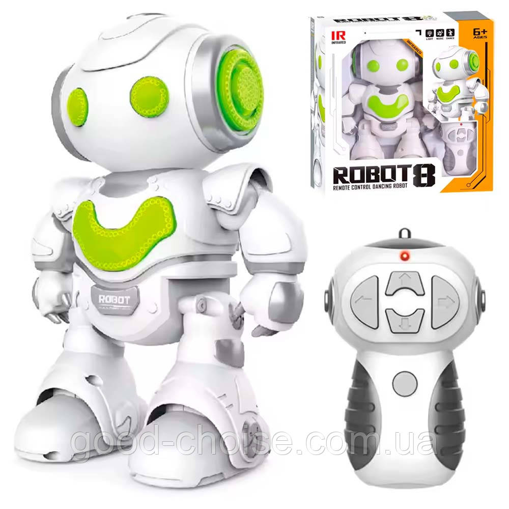 Іграшка Робот на пульті (22×16×9см), від батарейок, Robot 8 (608-2) / Інтерактивний робот / Іграшковий робот