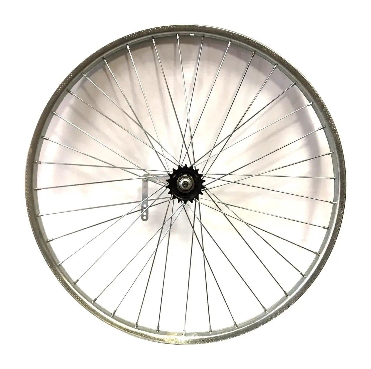 Колесо заднє 28 дюймів у складі на дорожній велосипед зі втулкою EAGLE на спиці 2 мм, фото 1