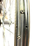 Колесо заднє 28 дюймів у складі на дорожній велосипед зі втулкою EAGLE на спиці 2 мм, фото 6