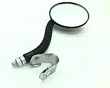 Дзеркало на кермо кругле з катафотом, фото 3