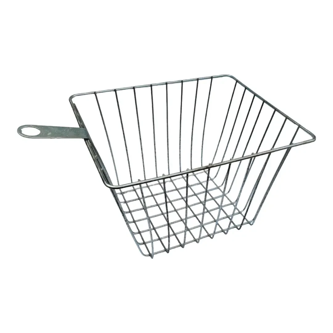 Кошик велосипедний оцинкований передній на кермо, фото 1