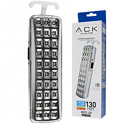 Акумуляторний світильник 30LED, ACK AC01-00130 / Акумуляторна лампа-ліхтар / Лед на акумуляторі