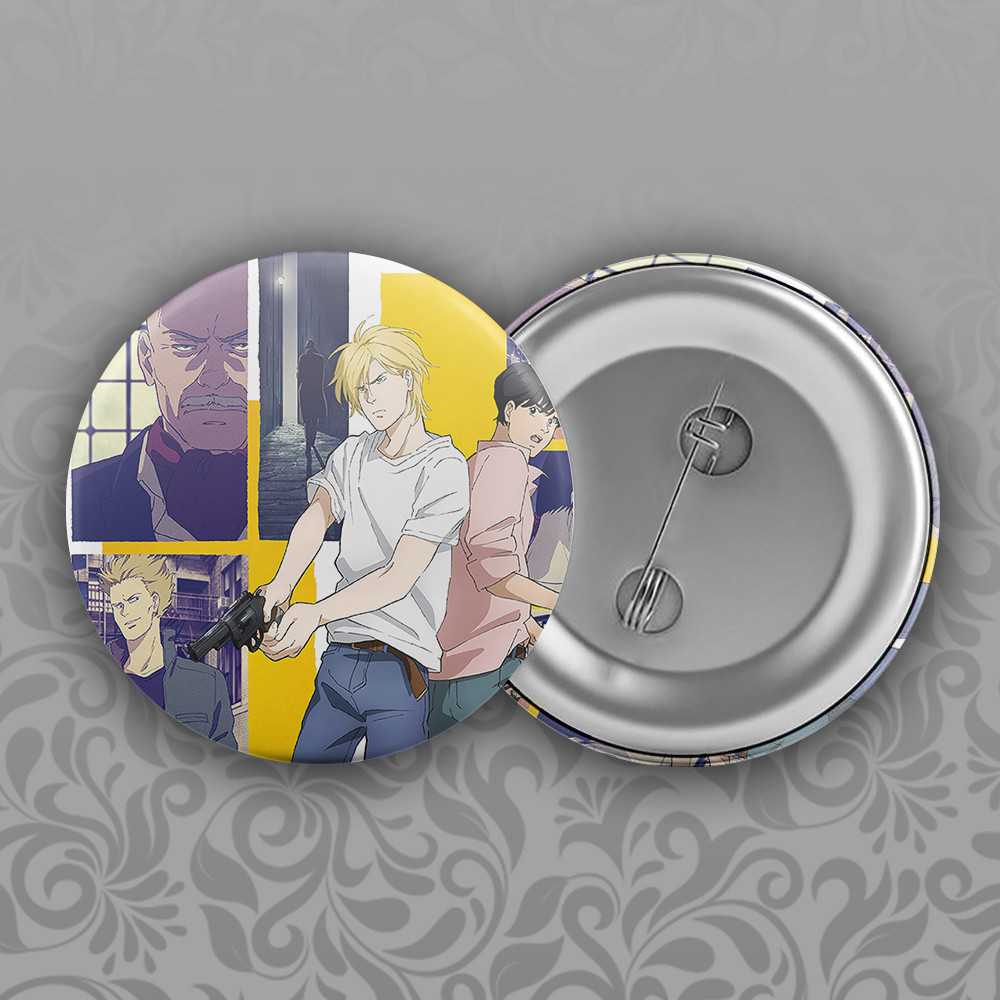 Значок 56 мм Аніме Banana fish