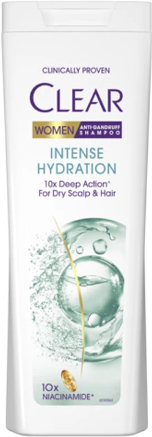 Шампунь жіночий Clear проти лупи "Інтенсивне зволоження" (360мл.)