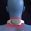 Імпульсний масажер для шиї від USB, 300мАч, Neck Massager PR-A09 / Електромасажер / Міостимулятор для шиї, фото 5