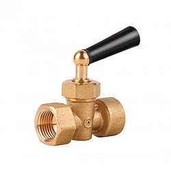 Кран ICMA 1/2" ВН під манометр №158, артикул SD00005536, латунь, для контролю тиску в системі