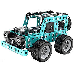 Металевий конструктор дитячий 190 предметів, YK623 / Конструктор на шурупах / Залізний конструктор скрутка