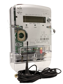 Лічильник електроенергії NIK 2104 AP6T.2602.MC.21 (багатотарифний, GSM/GPRS/LTE, реле)