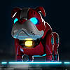 Інтерактивна іграшка собака Бульдог, на батарейках, 13 см, Mecha Dog R11 / Танцююча іграшка собака робот, фото 8