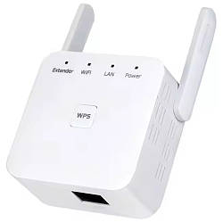 Підсилювач WIFI сигналу, 300Мбит/с, від мережі / Ретранслятор WIFI / Репітер WIFI / Підсилювач вайфая