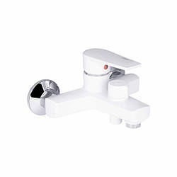 Смеситель для ванни Brinex 35W 006N, артикул SD00050844, ABS пластик, білий, настінний монтаж, комплект кріплення.