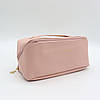 Дорожня косметичка-органайзер (23,5×13×13 см), Рожевий/жіноча косметичка/Ксметичка з повним доступом, фото 8