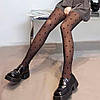Жіночі колготки флісові з імітацією капрона 900Den, L(44/46), Серце / Утеплені колготки / Термоколготки, фото 2