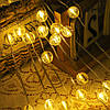 Гірлянда штора Кульки від USB, 3х3м, 242 кульки, Тепле світло / Світлодіодна гірлянда / Новорічна гірлянда, фото 4