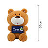 М'яка іграшка Ведмедик 30 см з табличкою кави / Плюшевий ведмедик / Іграшка обіймашка / Дитяча плюшева іграшка, фото 9