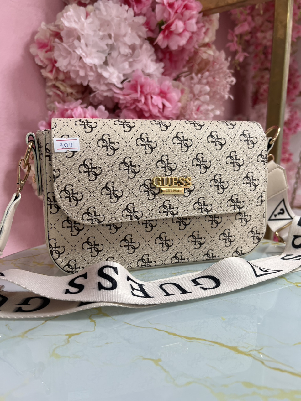 Сумка Guess бежева, фото 1