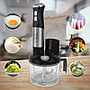 Кухонний блендер 6в1, 1500Вт, RAF R 299 / Блендер занурювальний / Універсальний блендер подрібнювач, фото 3