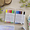 Акрилові маркери для малювання 12 шт, у кейсі, Water color pen 655 / Акрилові фломастери / Набір маркерів, фото 4