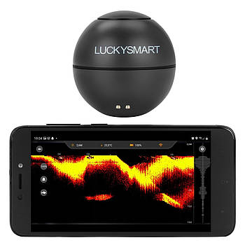 Ехолот бездротовий LUCKY LS-2W для риболовлі з функцією Wi-Fi