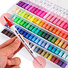 Набір двосторонніх маркерів на водній основі 60шт / Маркери для скетчинга / Маркери для малювання, фото 4