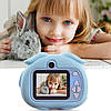 Дитячий цифровий фотоапарат Свинка, 20 Мп, від USB, D300 / Фотокамера дитяча / Фотоапарат для дітей, фото 2