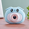 Дитячий цифровий фотоапарат Свинка, 20 Мп, від USB, D300 / Фотокамера дитяча / Фотоапарат для дітей, фото 9