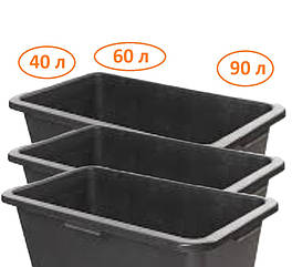 Таз будівельний прямокутний