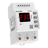 Реле напруги DigiTOP VP-20A M3R, реле контролю та захисту від перенапруги Диджитоп, відсікач, бар'єр