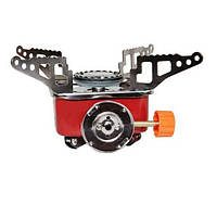 Похідна портативна газова плита, зручність на природі.